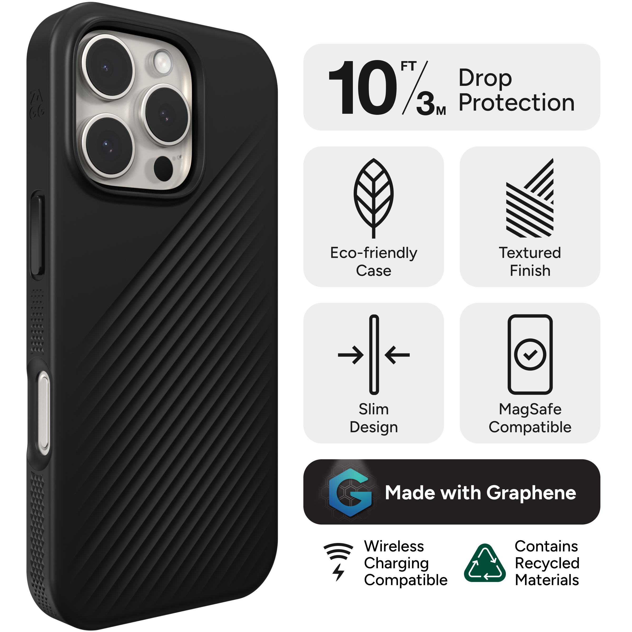 Luxe Snap for MagSafe Apple iPhone 16 Pro Recycled Cell Phone Case